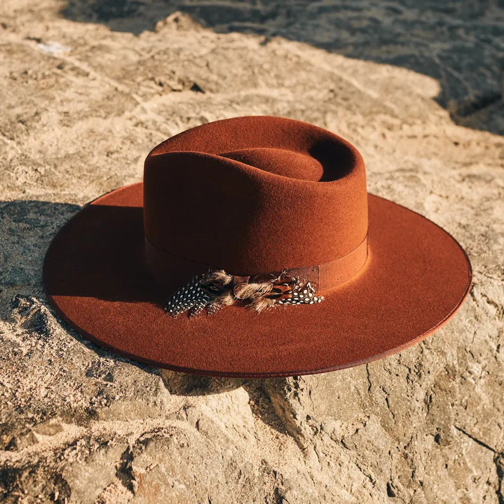 Midtown Wide Flat Brim Hat