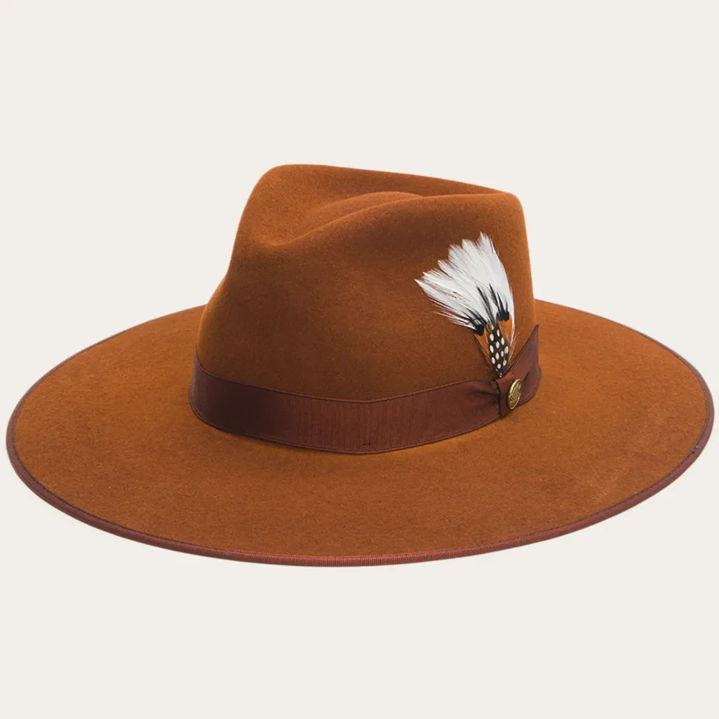 Midtown Wide Flat Brim Hat