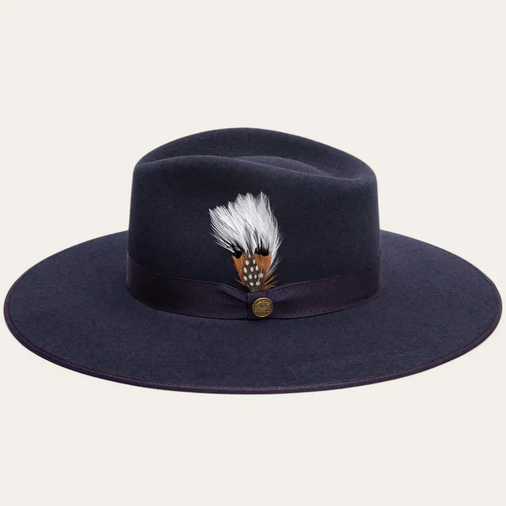 Midtown Wide Flat Brim Hat