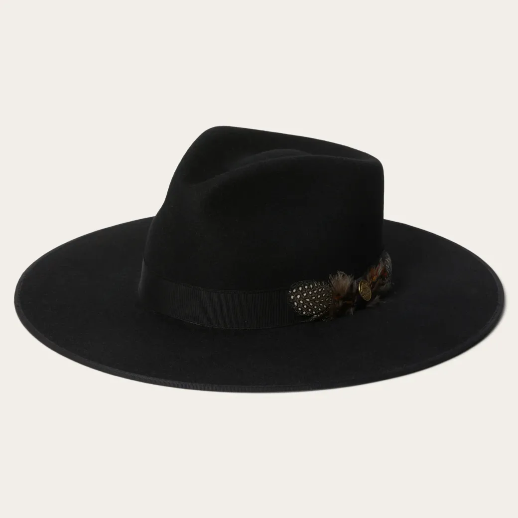 Midtown Wide Flat Brim Hat