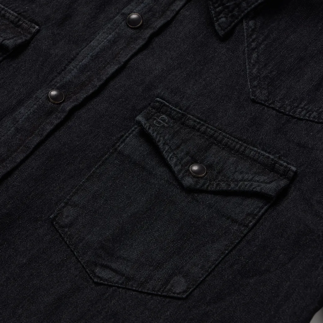 Modern Denim Western Shirt