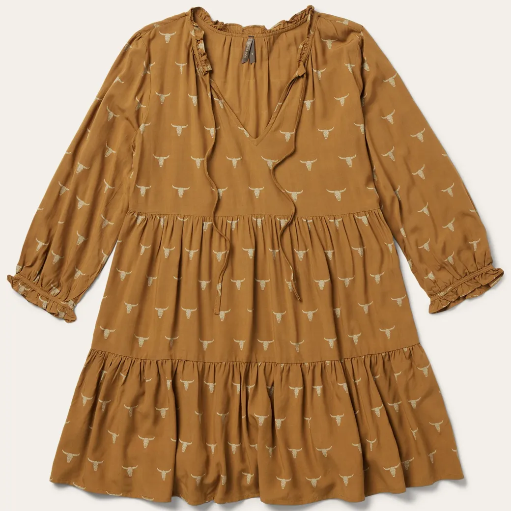 Mojave Longhorn Print Dress