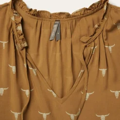 Mojave Longhorn Print Dress
