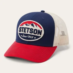Navy Americana Trucker Cap