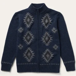 Navy Aztec Cardigan