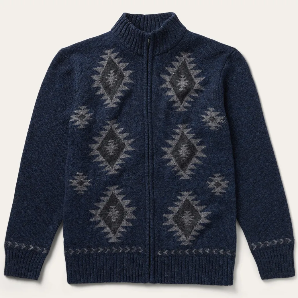 Navy Aztec Cardigan