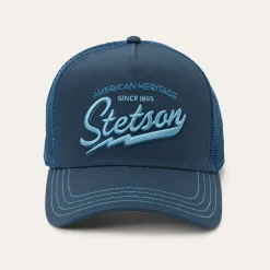 Navy Embroidered 1865 Trucker Cap