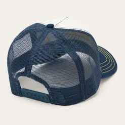 Navy Script Heritage Trucker Cap