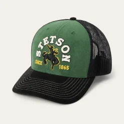 Olive Cowboy Trucker Cap