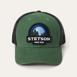 Olive Sunset Trucker Cap