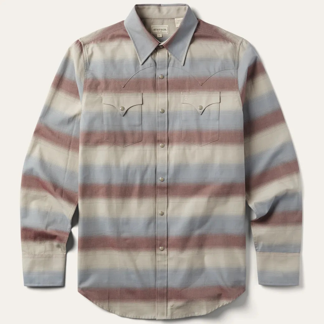Ombre Stripe Twill Shirt