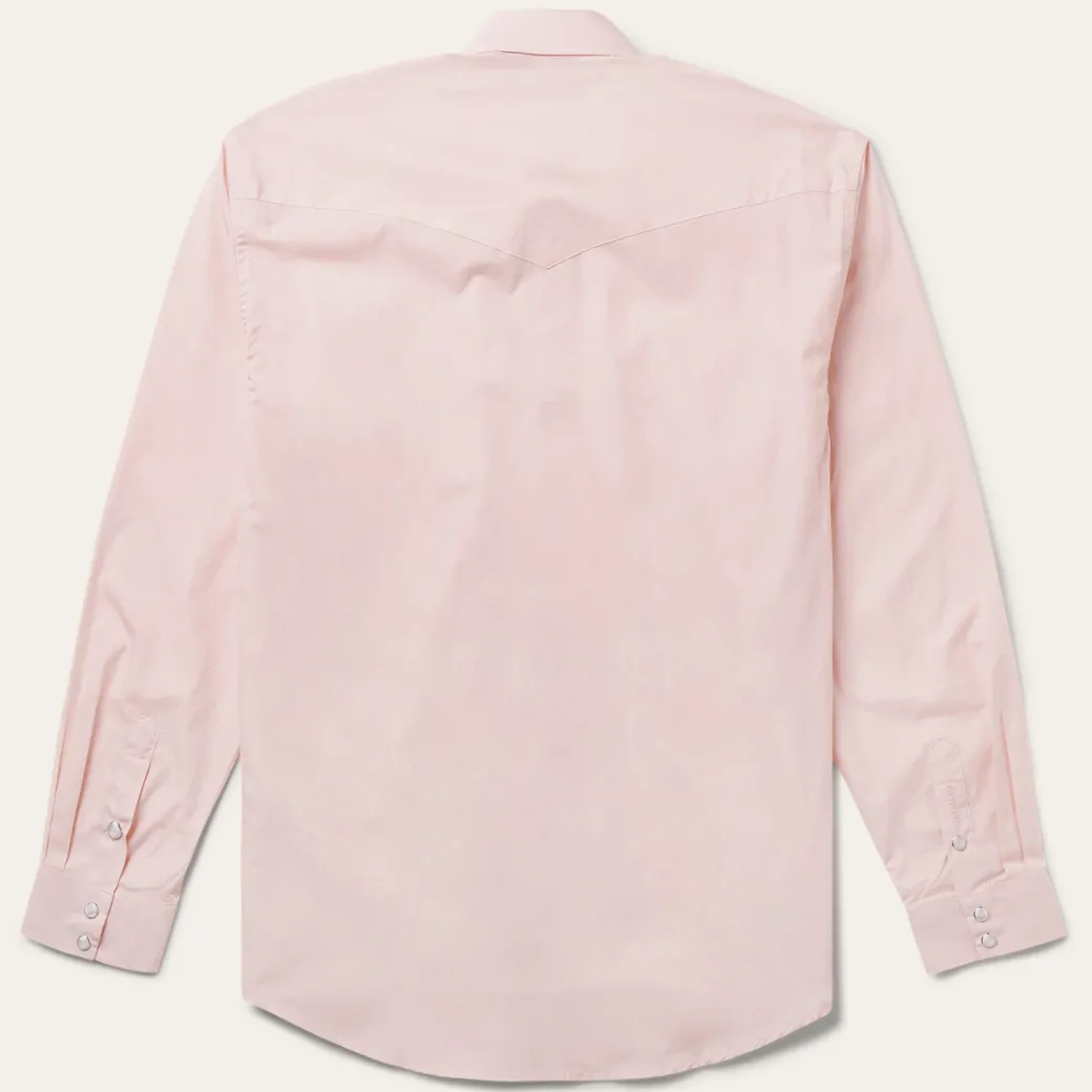 Pink End-On-End Western Shirt