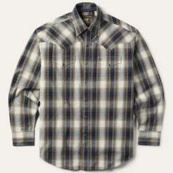Ranch Plaid Dobby Western Shirt