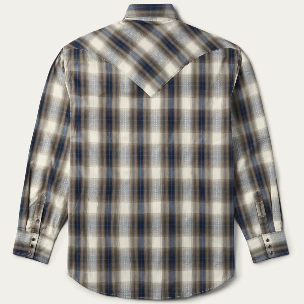 Ranch Plaid Dobby Western Shirt