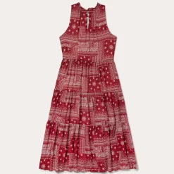 Red Bandana Patchwork Dress