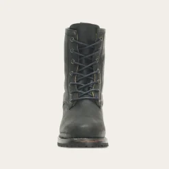 Sam Lace Up Leather Lug Boots