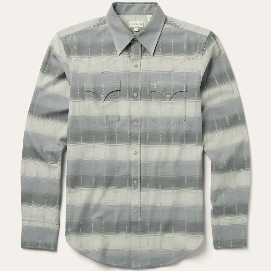 Serape Dobby Twill Western Shirt