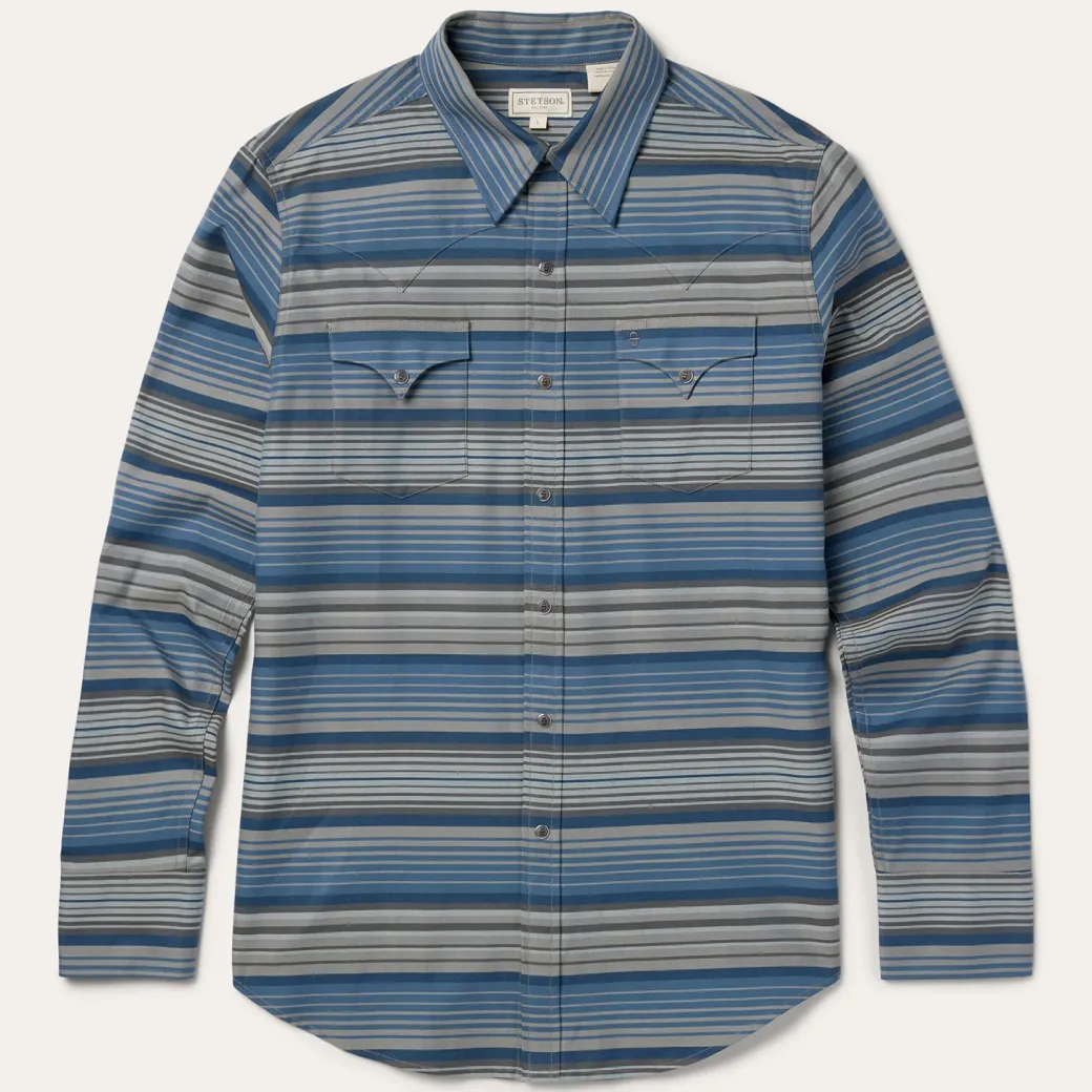 Serape Stripe Western Shirt