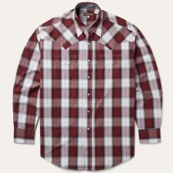 Shadow Plaid Western Shirt