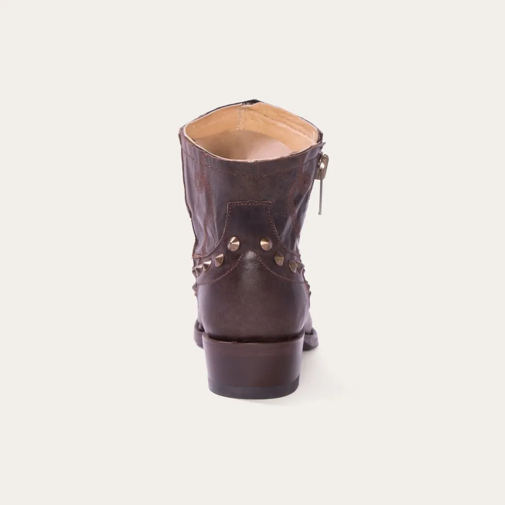 Shelby Sierra Brown Studded Cowboy Boot