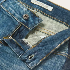 Skinny Fit Stripe Leg Jean