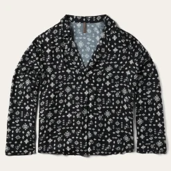 Southwestern Ditzy Print Blouse