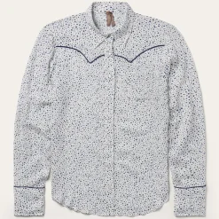 Stars Print Western Blouse