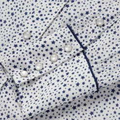 Stars Print Western Blouse
