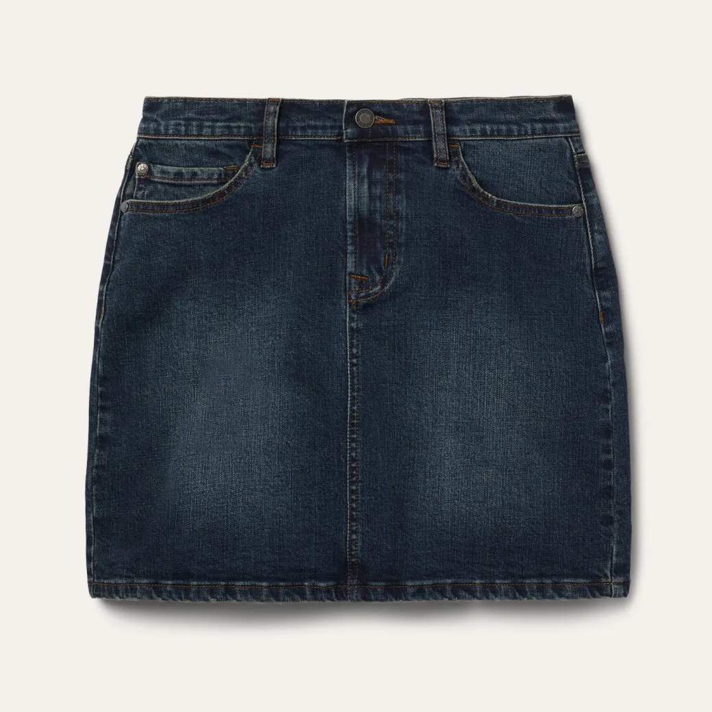 Stretch Denim 5-Pocket Skirt