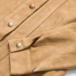Suede Denim Shirt Jacket