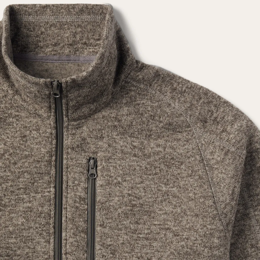 Tan Bonded Knit Sweater