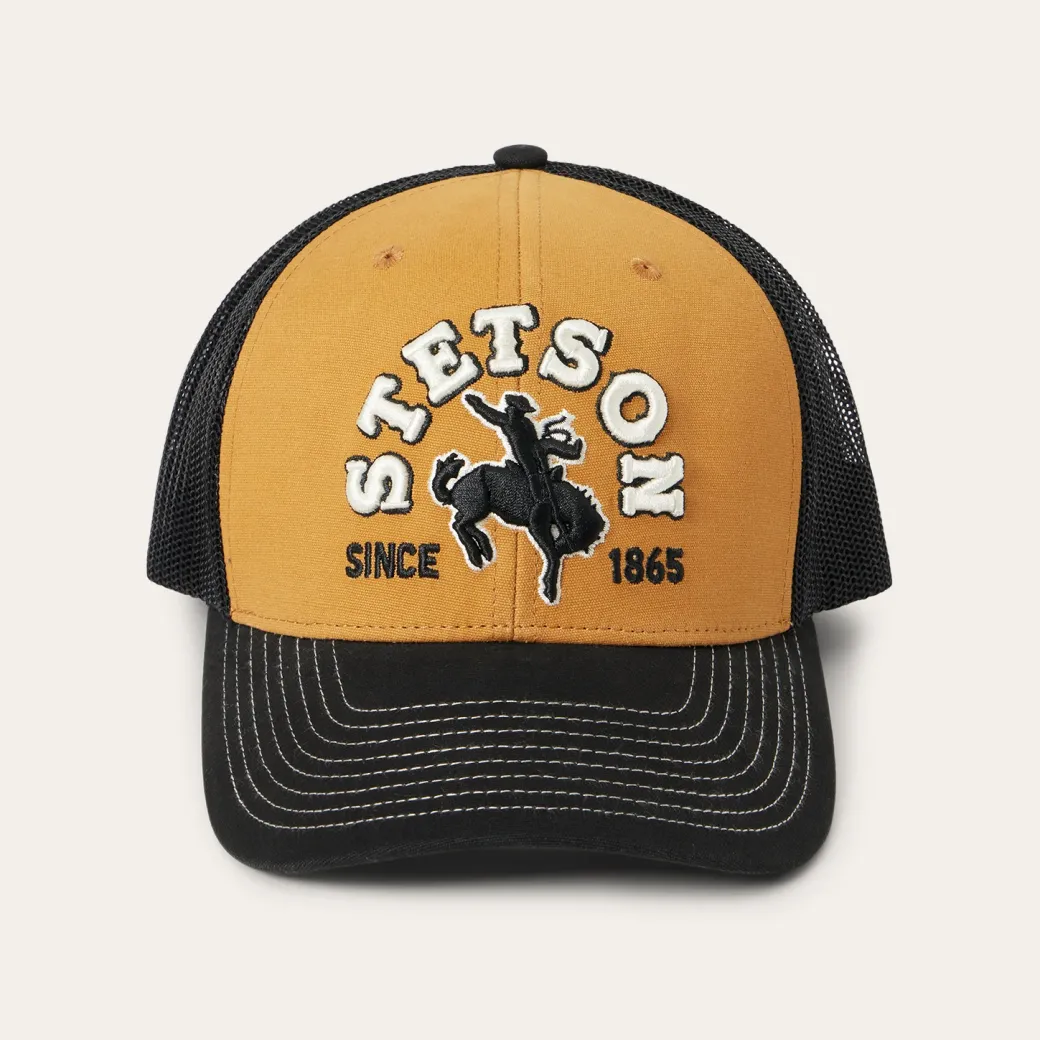 Tan Cowboy Trucker Cap