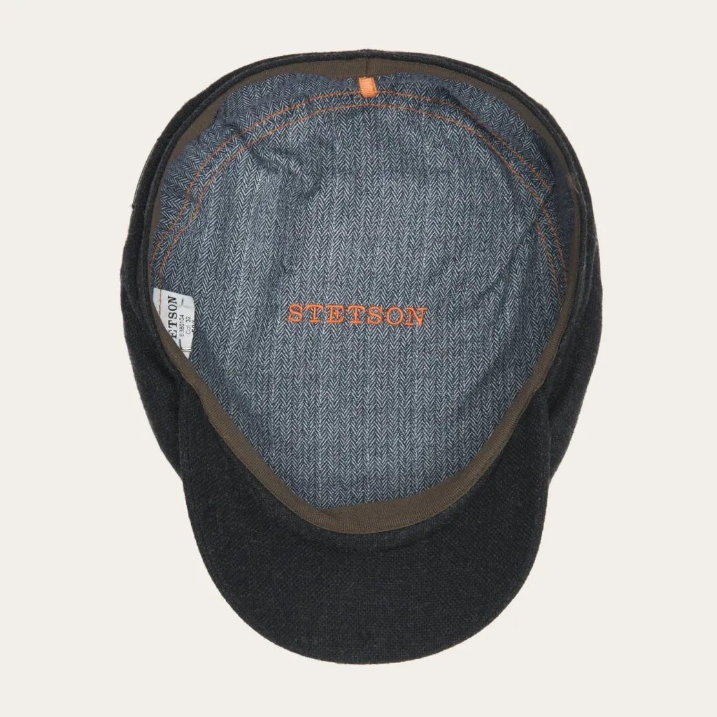 Virgin Wool Cashmere Driver Cap
