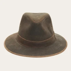 Weathered Leather Safari Hat