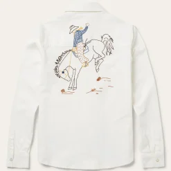 Western Embroidered Denim Shirt