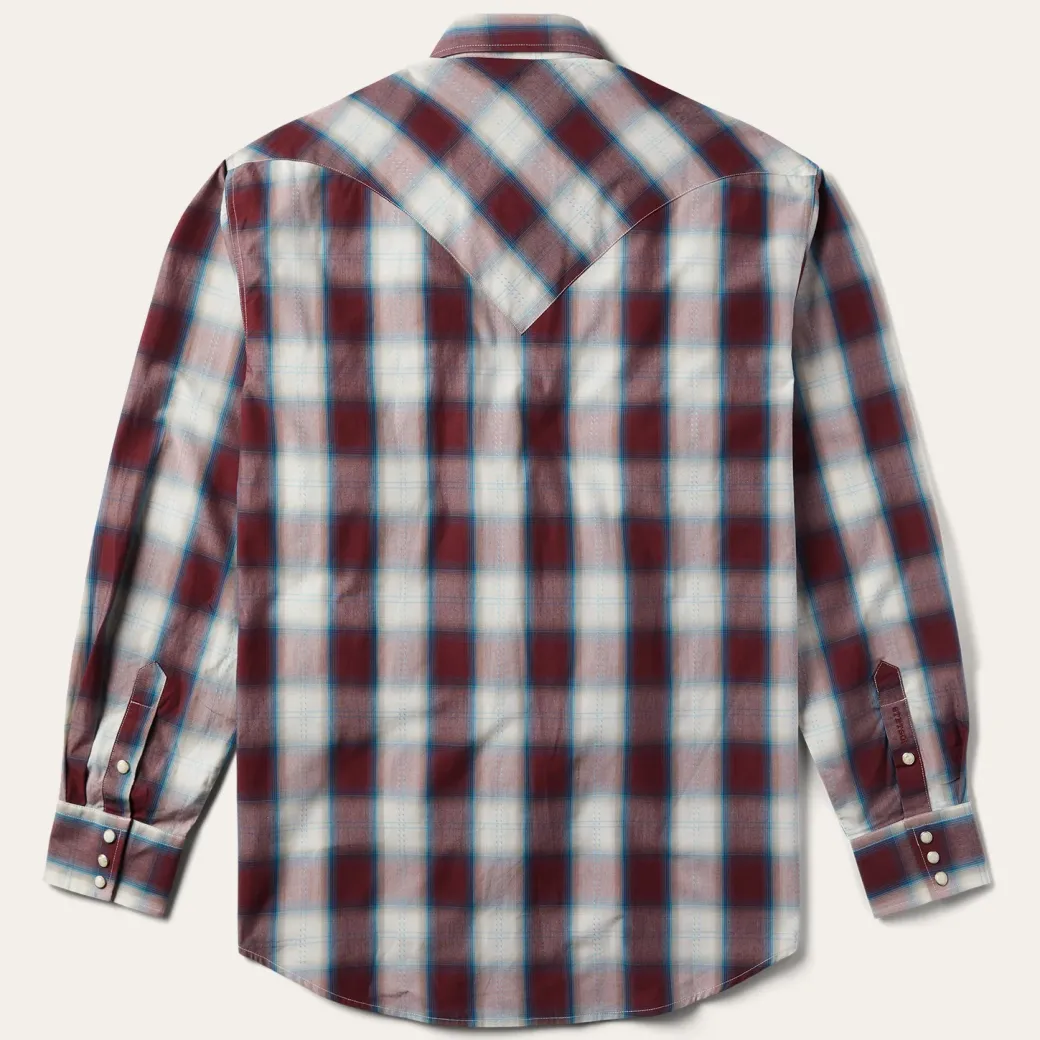Wine Plaid Shirt