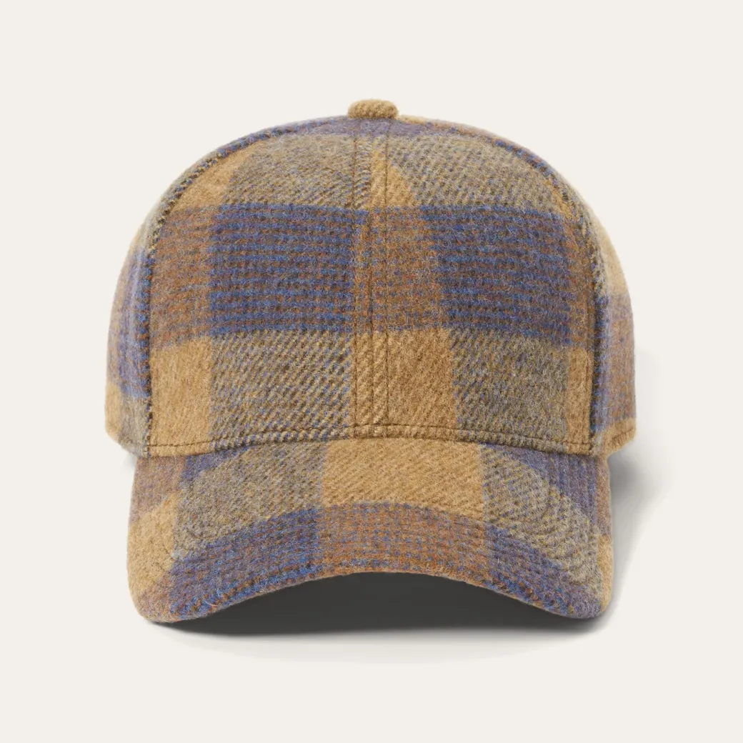 Wool Check Baseball Cap