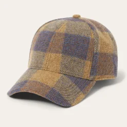 Wool Check Baseball Cap