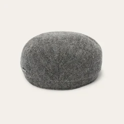 Wool Herringbone Driver Cap