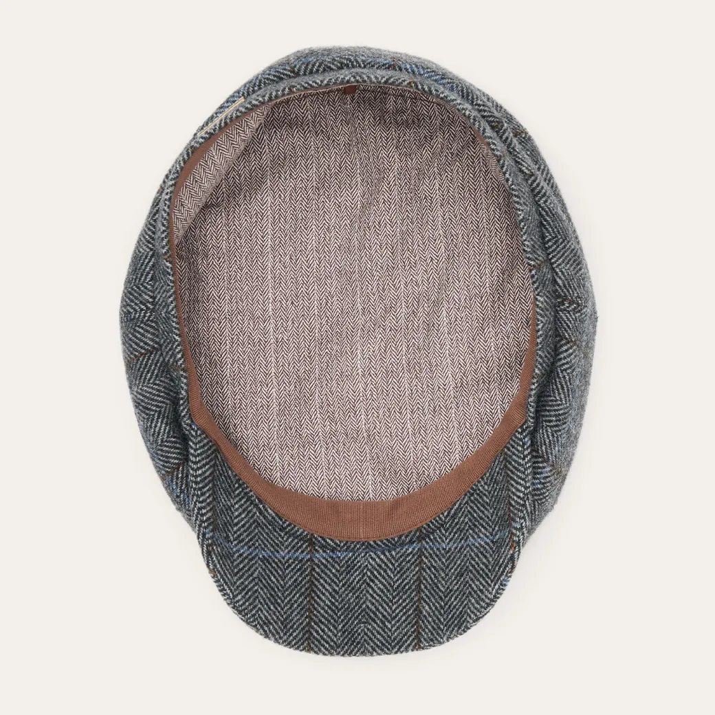 Wool Herringbone Hatteras Cap